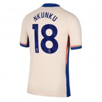 Camiseta Chelsea Christopher Nkunku #18 Visitante Equipación 2024-25 manga corta